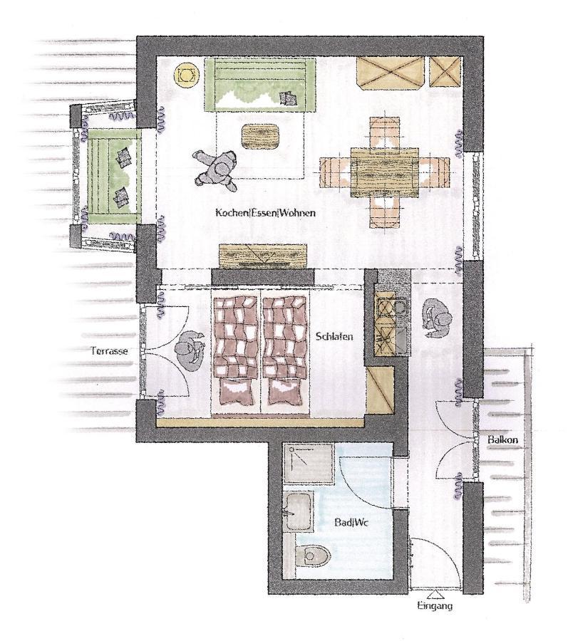 Appartements Erwin & Eleonore Huettl I Neukirchen am Großvenediger Exteriör bild